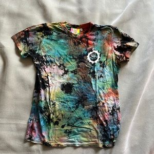 Big bud press rainbow magic waters tie dye tee shirt small